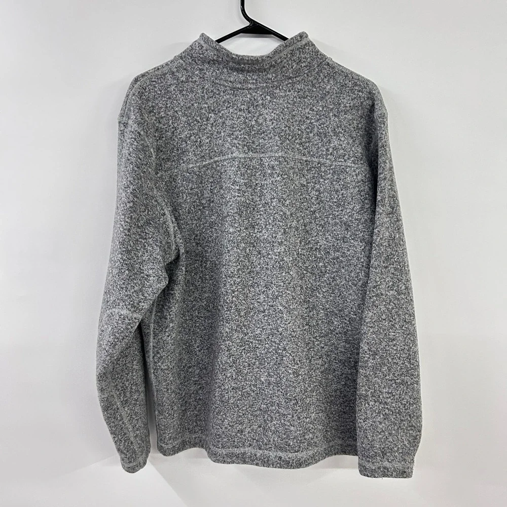 The North Face Gordon Lyons Quarter Zip Fleece Pullover XL Grey Gorpcore Outdoor